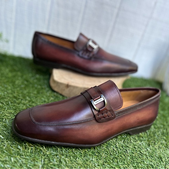 MAGNANNI
MEN size 8.5 
RASO II
$425 new 
Select Color: Midbrown - Picture 1 of 17